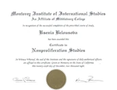 Certificate 1