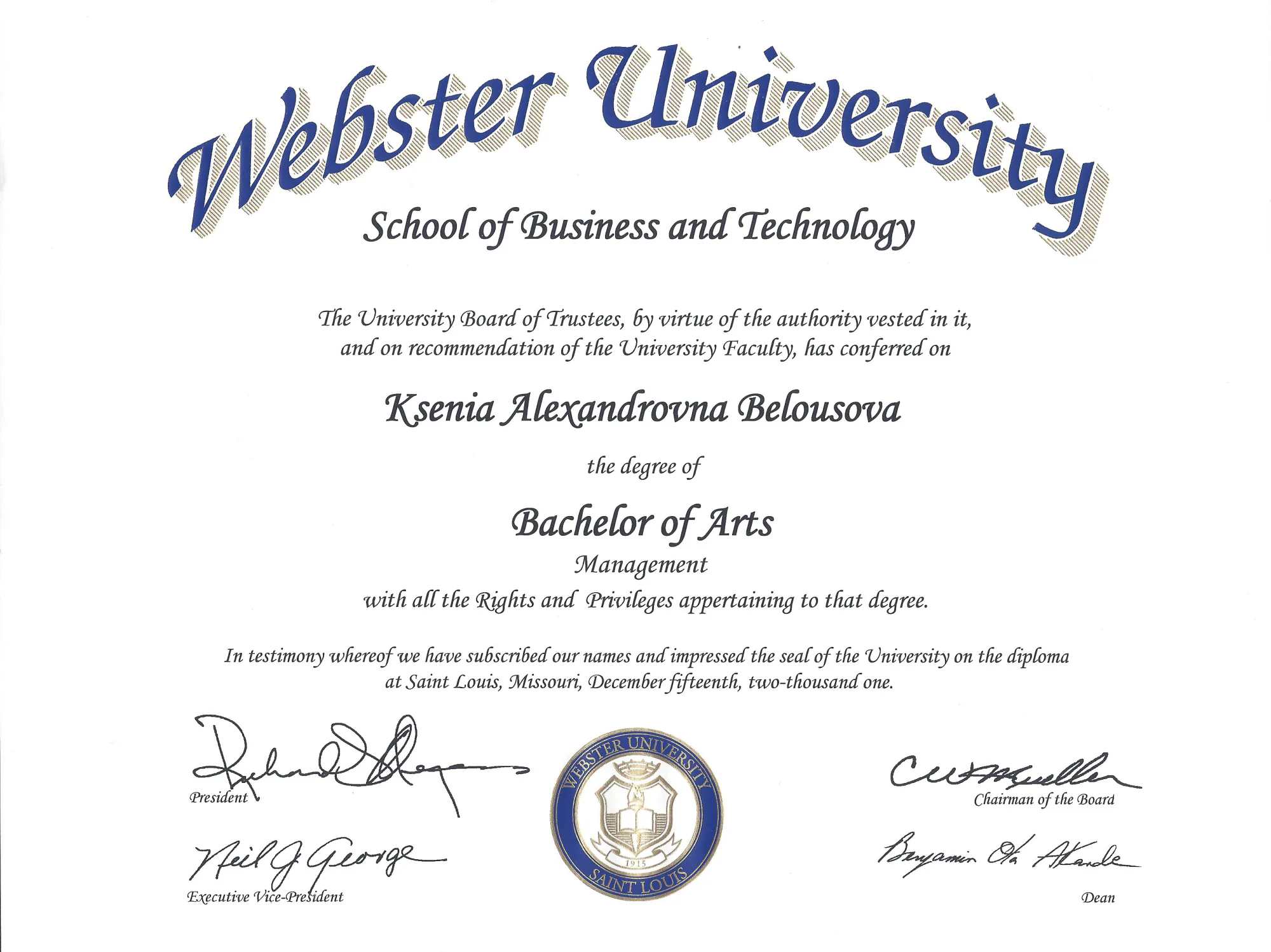 Certificate 3