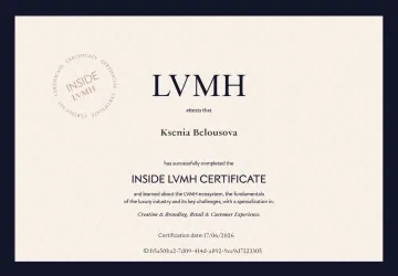 LVMH certificate